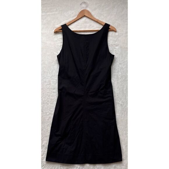 NWT Theory Cicieema Light Poplin Fit & Flare Dress in Black, Size 4 - Picture 12 of 16